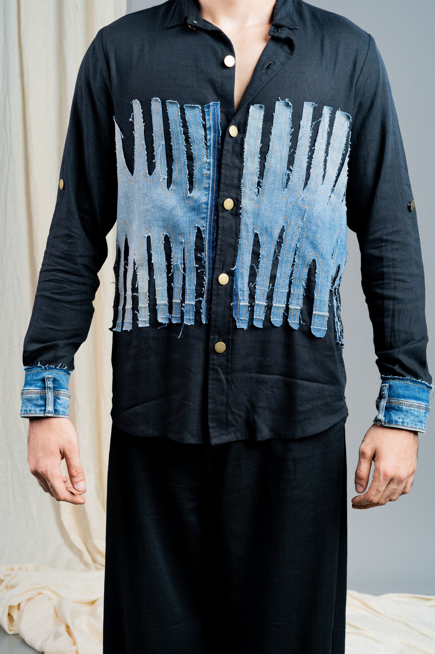 The Denim  Vertebra Shirt