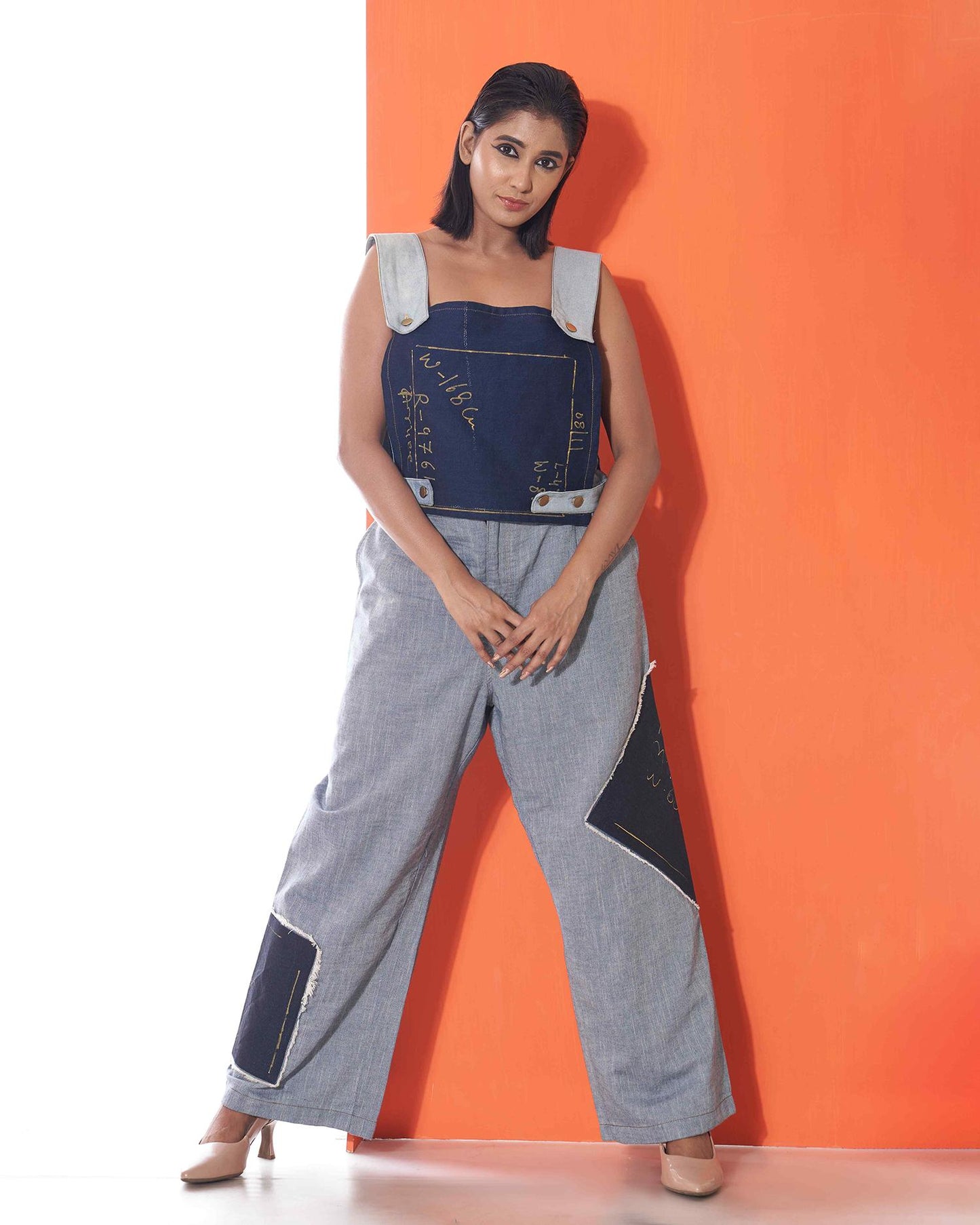 The Blue Denim Dungree Top